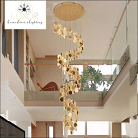 Gold Prestige Prism Chandelier - chandeliers
