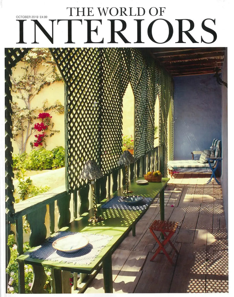 As Featured In The World Of Interiors Magazine In The Spotlight - October Edition