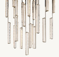 Audubon Crystal Round Living Room Chandelier 56"