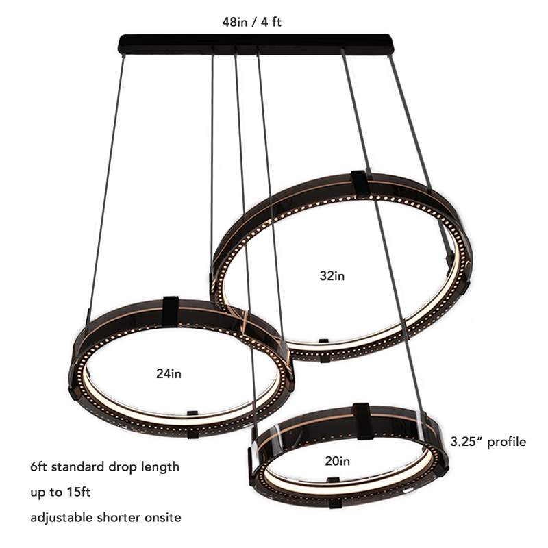 Cristallo Ring Chandelier