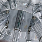 Chrome Extra Large Crystal Chandelier in Silver for Foyer/Staircase/Living Room/Entrance
