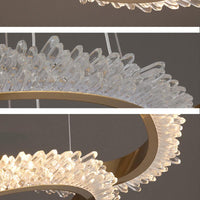 Besy Staircase K9 Crystal Ring Chandelier