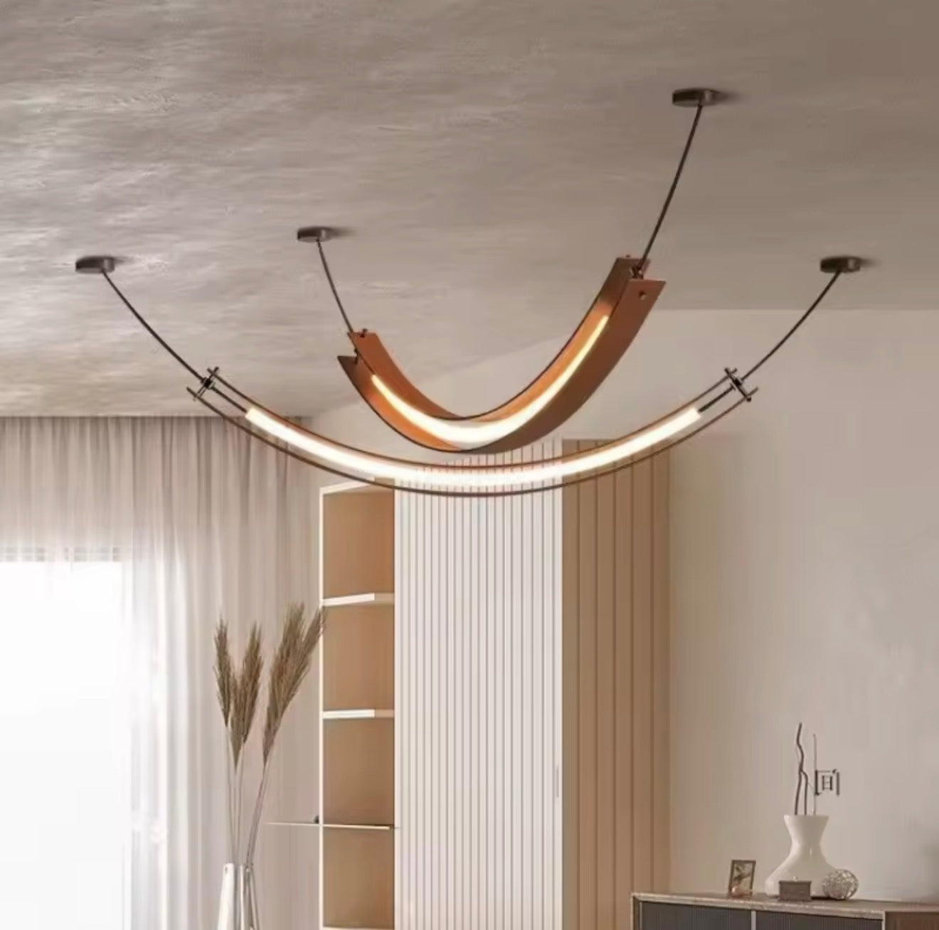 The Celestia Arc Suspension Chandelier
