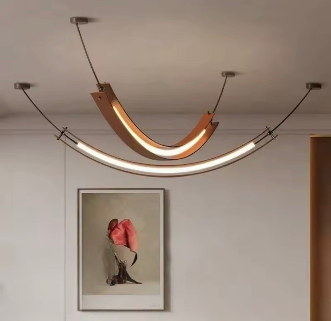 The Celestia Arc Suspension Chandelier