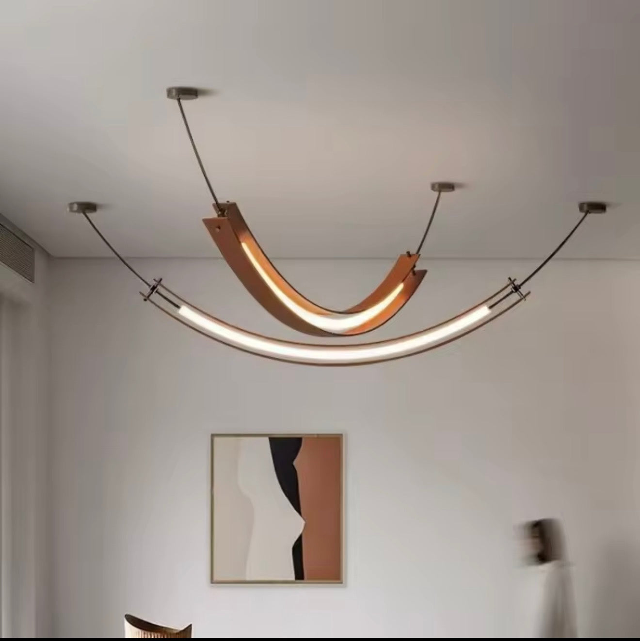 The Celestia Arc Suspension Chandelier