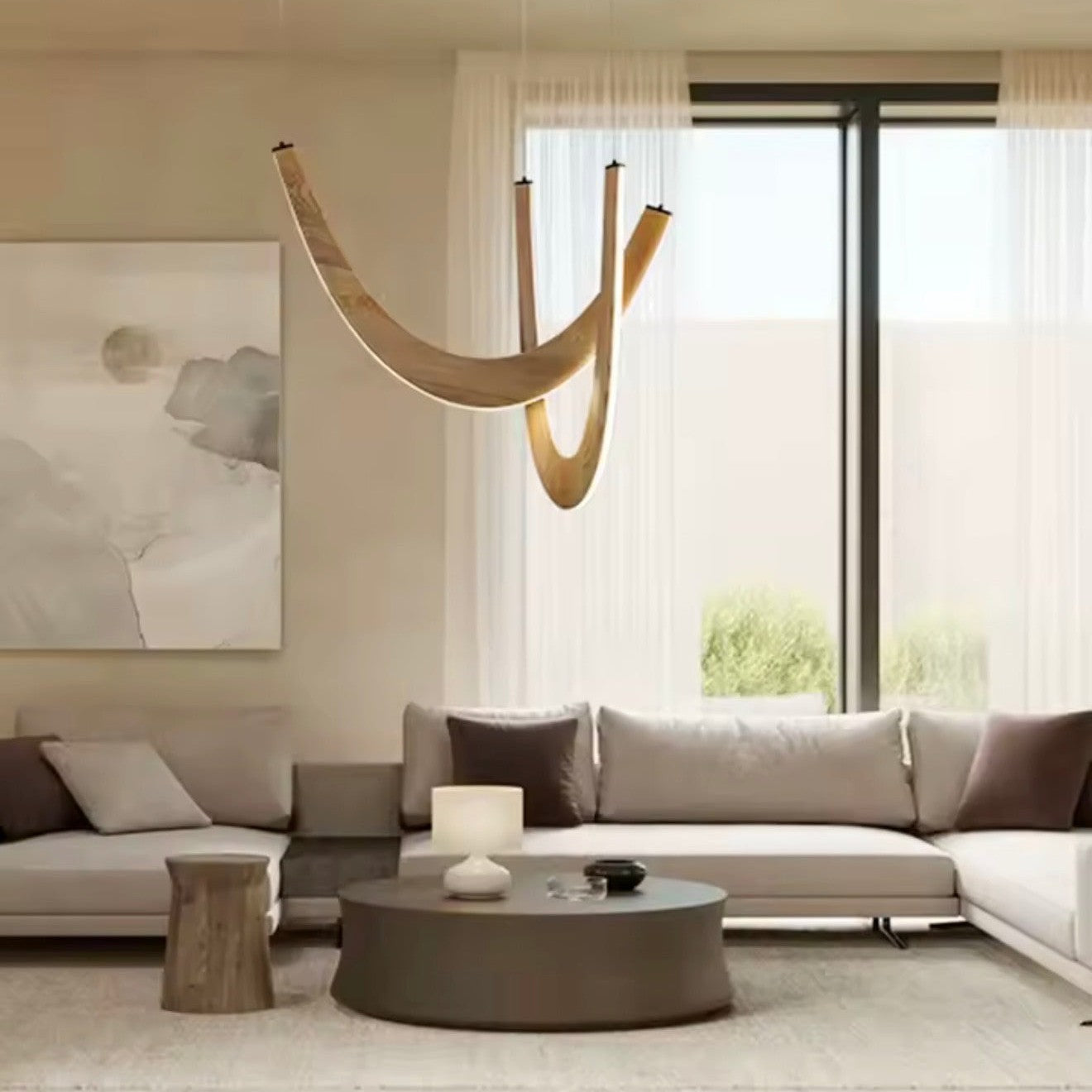Lumière Arc Sculptural Chandelier