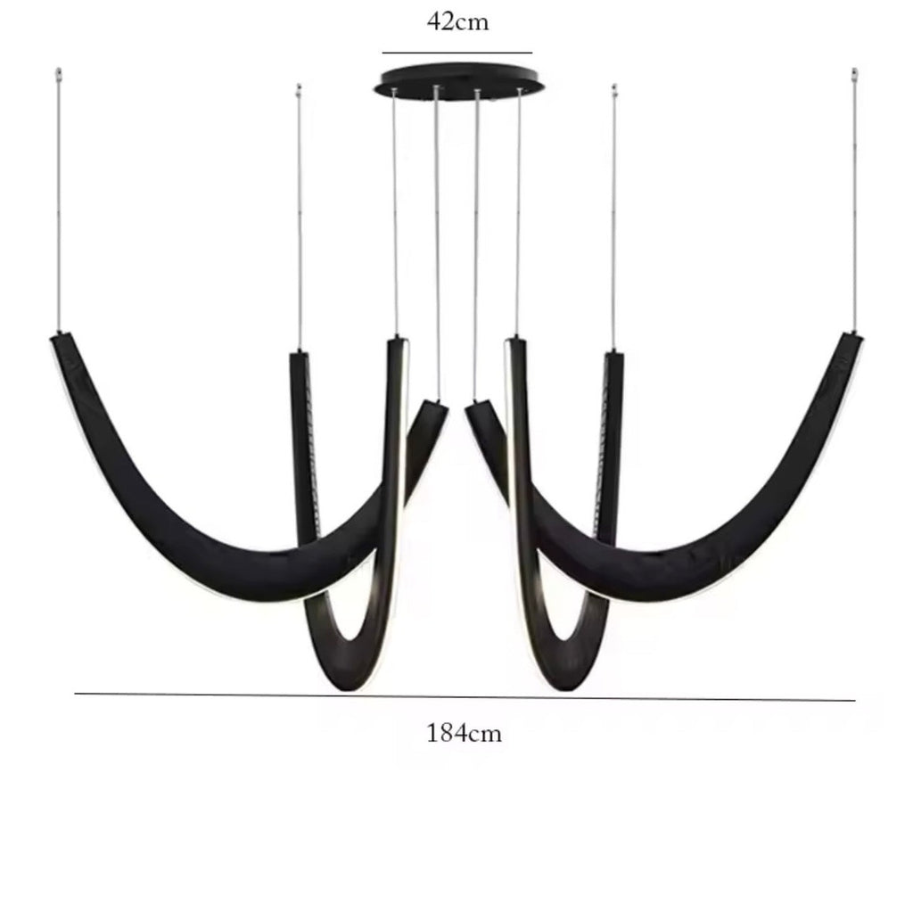 Lumière Arc Sculptural Chandelier
