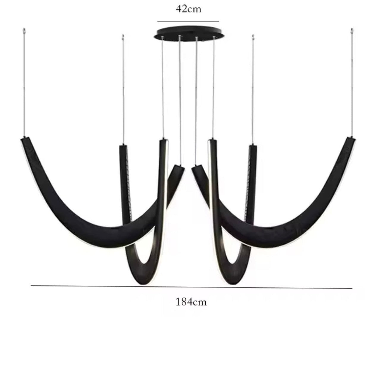 Lumière Arc Sculptural Chandelier