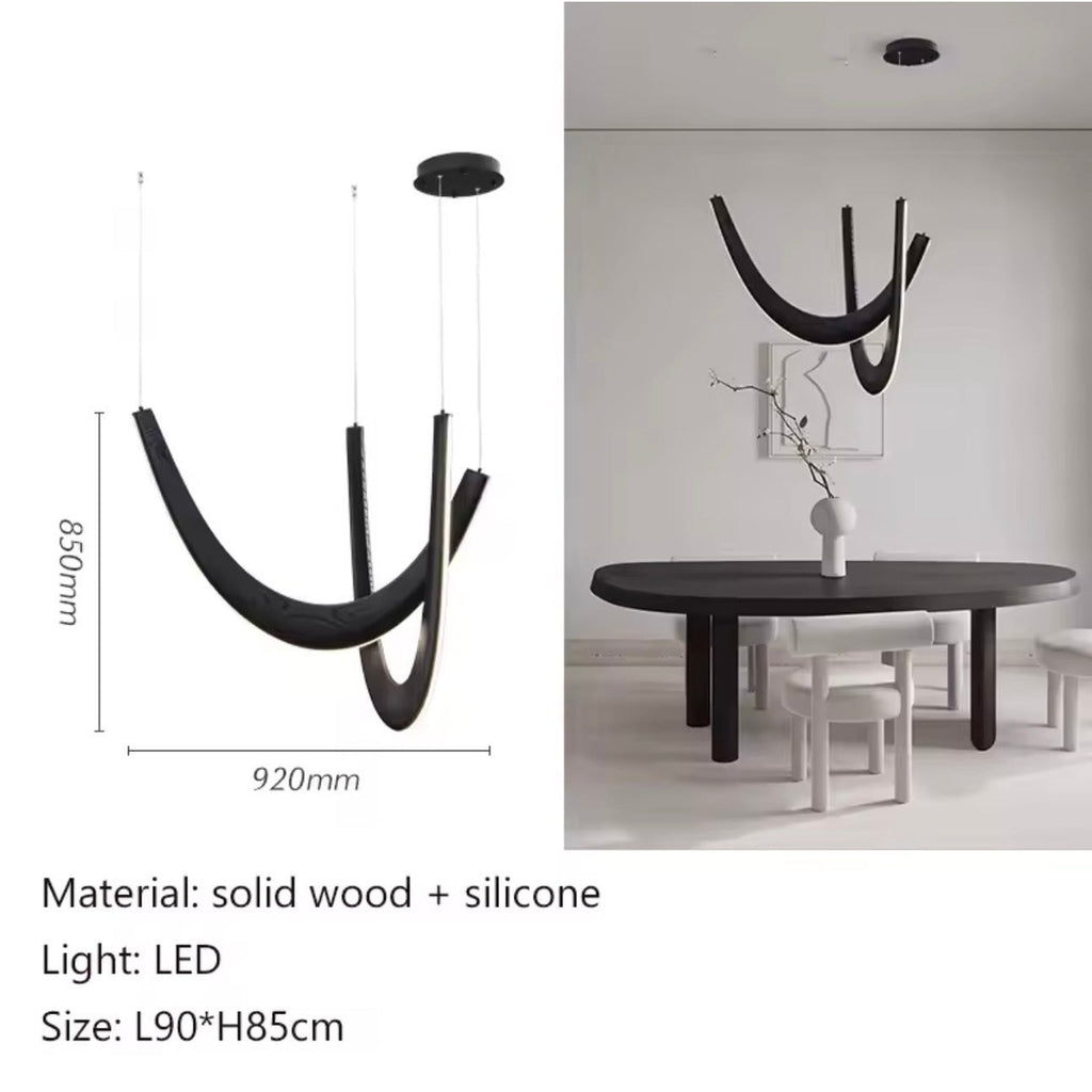 Lumière Arc Sculptural Chandelier