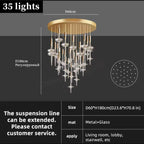 St. Reitz Crystal Chandelier - Luxor Home Decor & Lighting