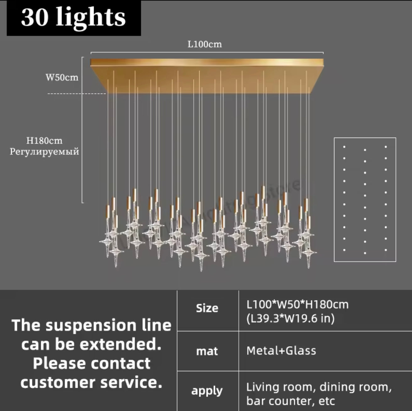 St. Reitz Crystal Chandelier - Luxor Home Decor & Lighting