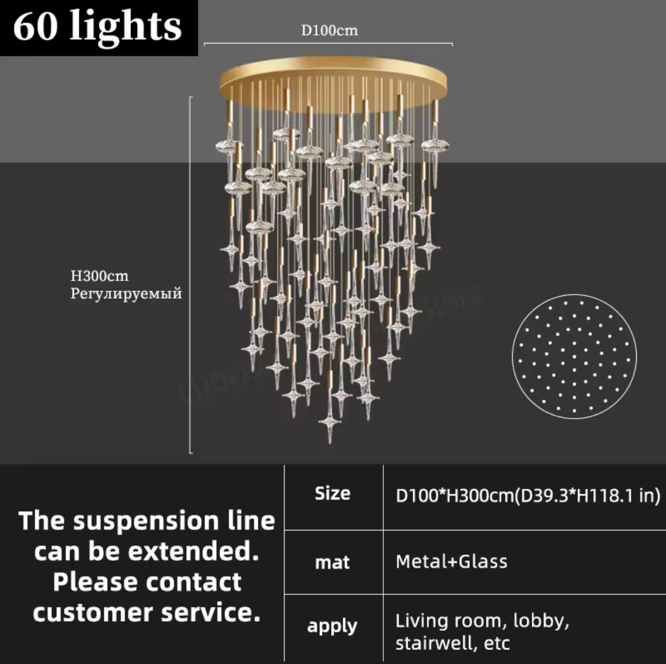 St. Reitz Crystal Chandelier - Luxor Home Decor & Lighting