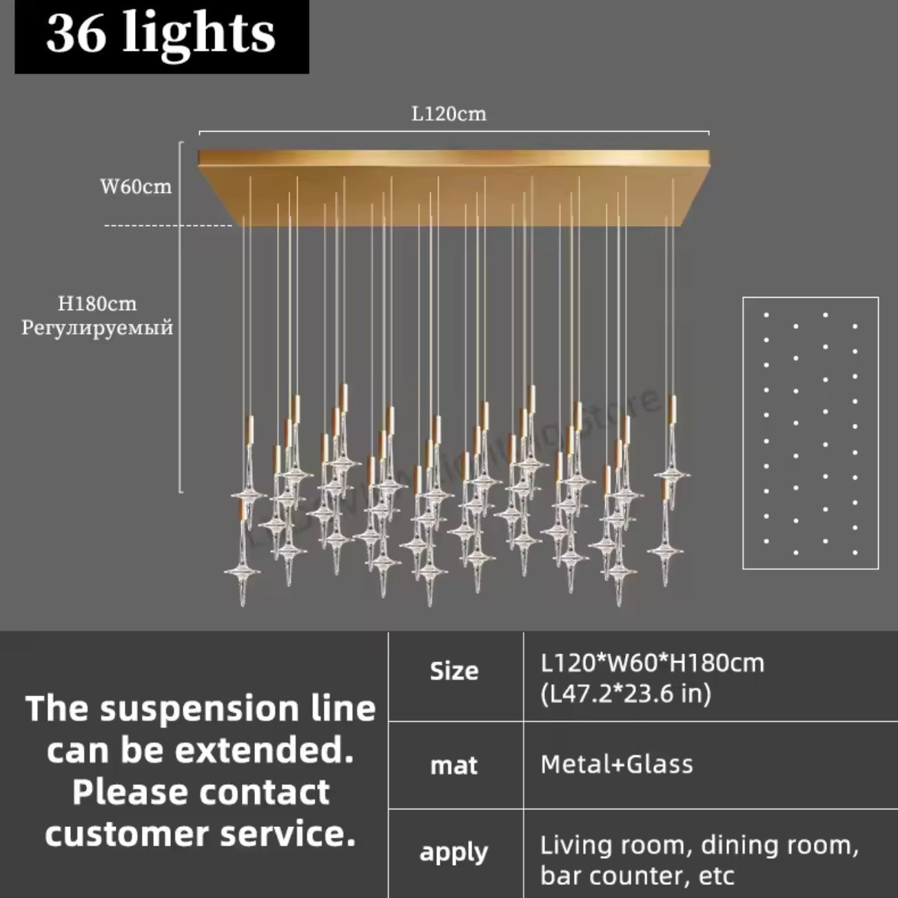 St. Reitz Crystal Chandelier - Luxor Home Decor & Lighting