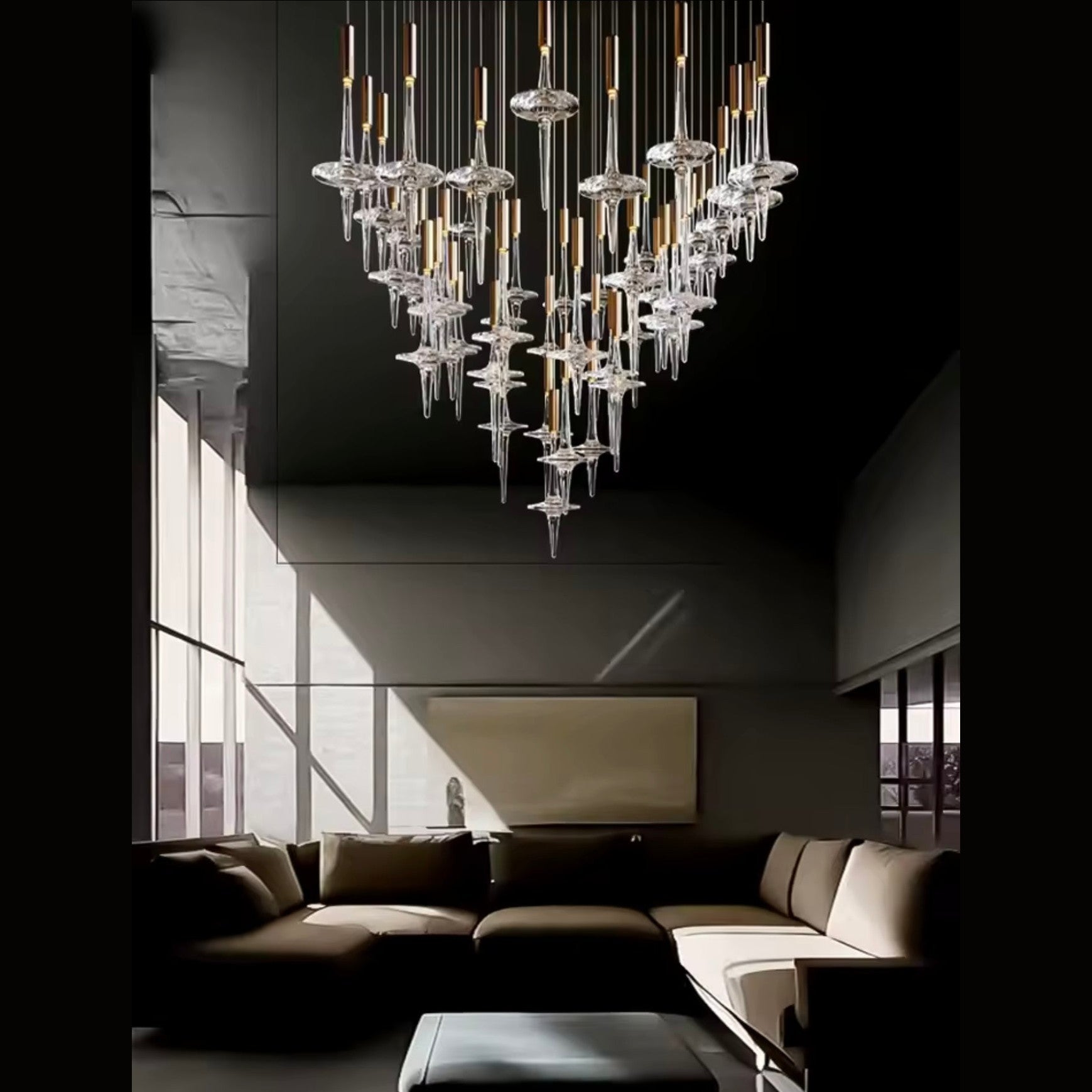 St. Reitz Crystal Chandelier - Luxor Home Decor & Lighting