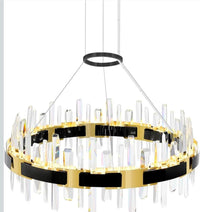 LeGrace Round Black Crystal Collection