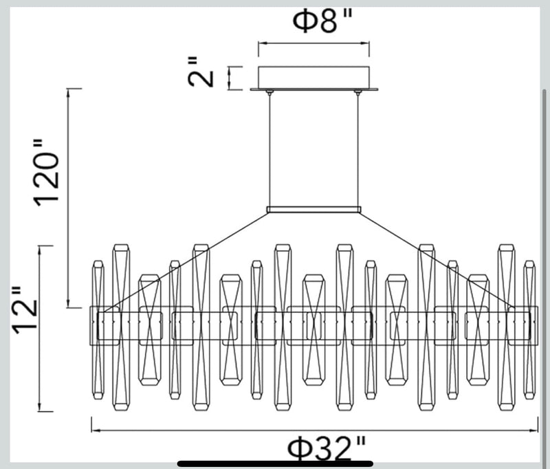 LeGrace Round Black Crystal Collection