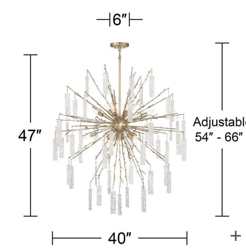 Arctic Bloom Chandelier
