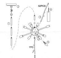 Arctic Bloom Chandelier