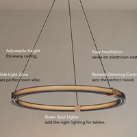 Matrix Ring Chandelier