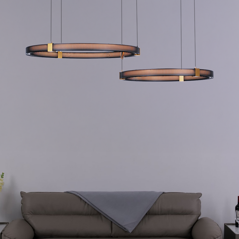 Matrix Ring Chandelier