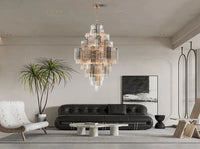 Priv Aveloria Grand Glass Cascade Chandelier