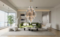 Priv Aveloria Grand Glass Cascade Chandelier
