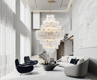 Priv Aveloria Grand Glass Cascade Chandelier