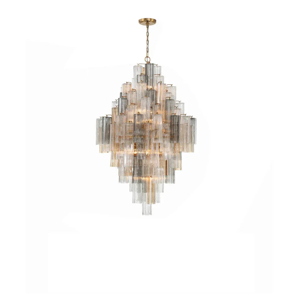 Priv Aveloria Grand Glass Cascade Chandelier