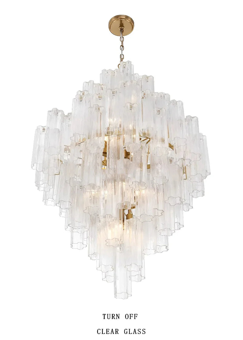 Priv Aveloria Grand Glass Cascade Chandelier