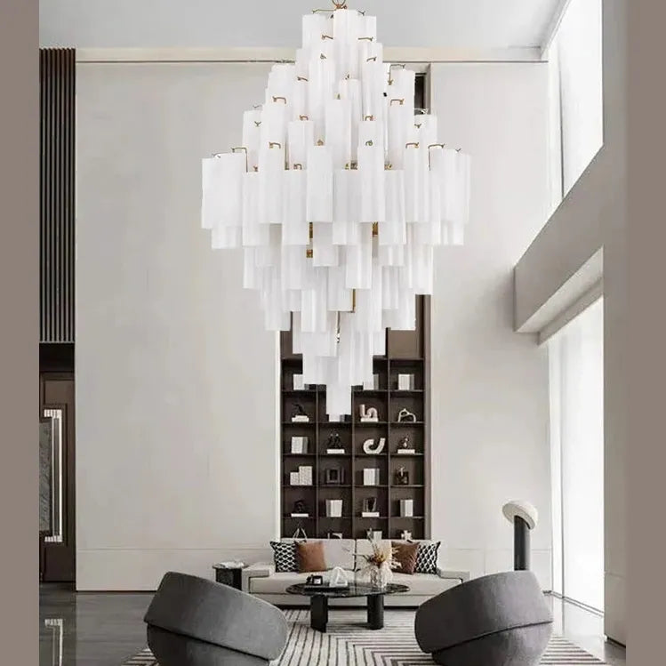 Priv Aveloria Grand Glass Cascade Chandelier