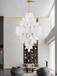 Priv Aveloria Grand Glass Cascade Chandelier