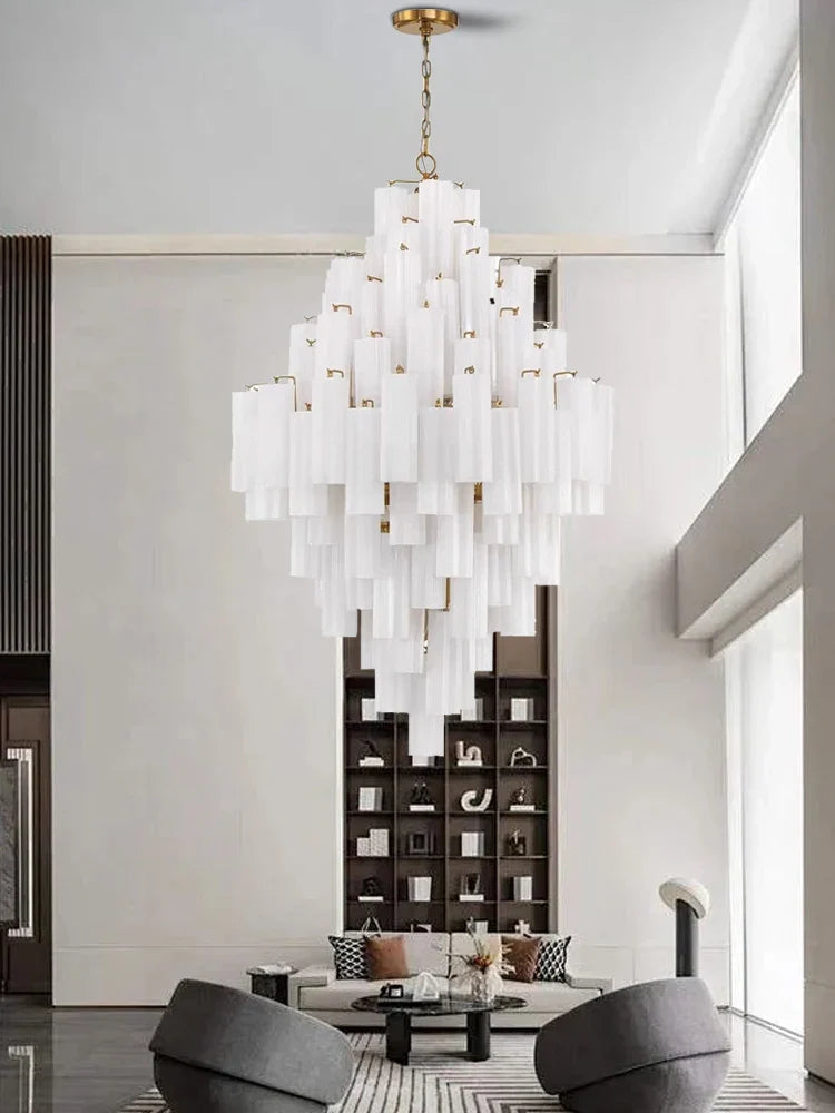 Priv Aveloria Grand Glass Cascade Chandelier