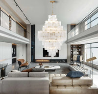Priv Aveloria Grand Glass Cascade Chandelier