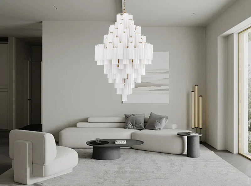 Priv Aveloria Grand Glass Cascade Chandelier