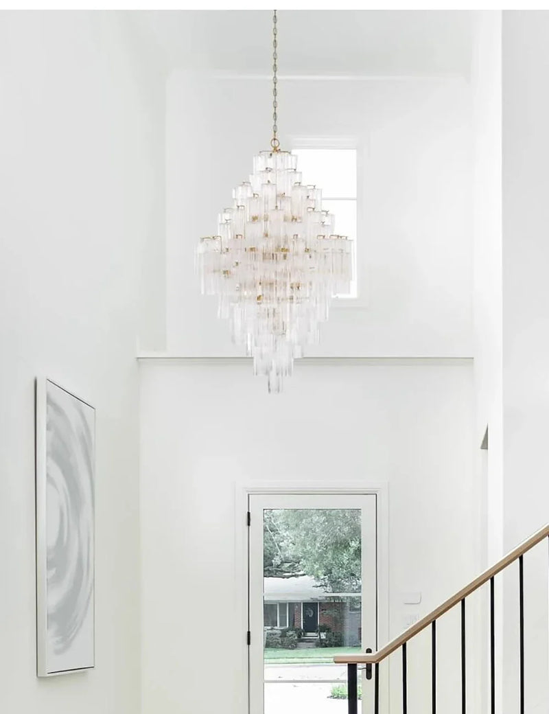 Priv Aveloria Grand Glass Cascade Chandelier