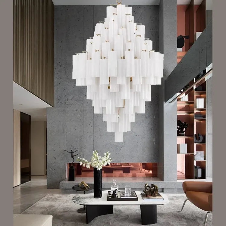 Priv Aveloria Grand Glass Cascade Chandelier