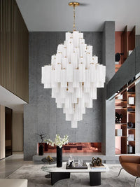 Priv Aveloria Grand Glass Cascade Chandelier