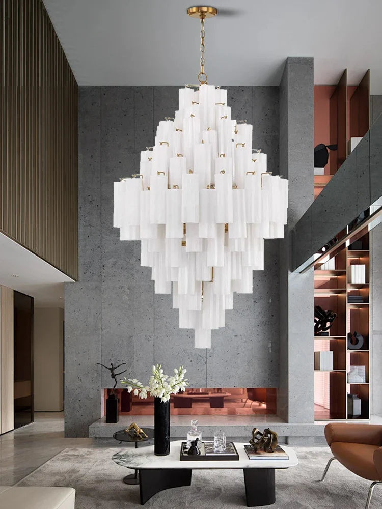 Priv Aveloria Grand Glass Cascade Chandelier