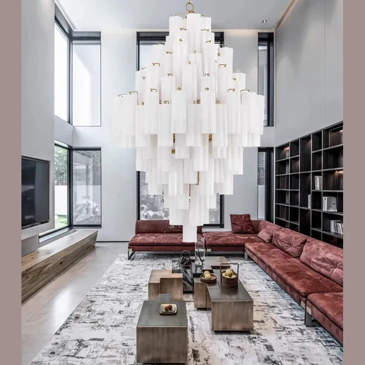 Priv Aveloria Grand Glass Cascade Chandelier