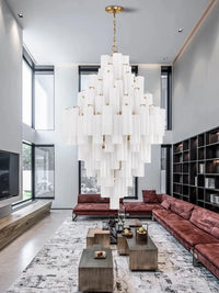 Priv Aveloria Grand Glass Cascade Chandelier