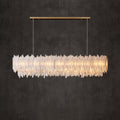 Selenite Crystal  Rectangular Chandelier