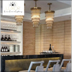 chandeliers Aerial Modern Crystal Chandelier - Luxor Home Decor & Lighting