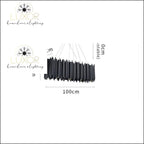 Agnus Steel Chandelier - chandelier