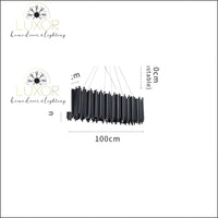 Agnus Steel Chandelier - chandelier