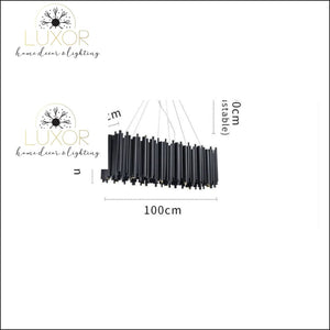 Agnus Steel Chandelier - chandelier