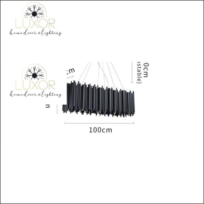 Agnus Steel Chandelier - chandelier