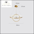 pendant lighting Ahari Circular Pendant Light - Luxor Home Decor & Lighting