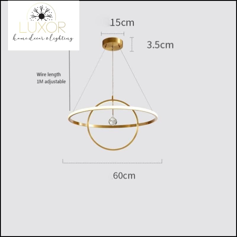 pendant lighting Ahari Circular Pendant Light - Luxor Home Decor & Lighting