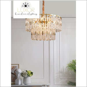 Ahari Gold Chandelier - chandeliers