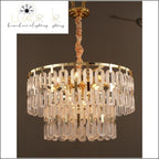 Ahari Gold Chandelier - chandeliers